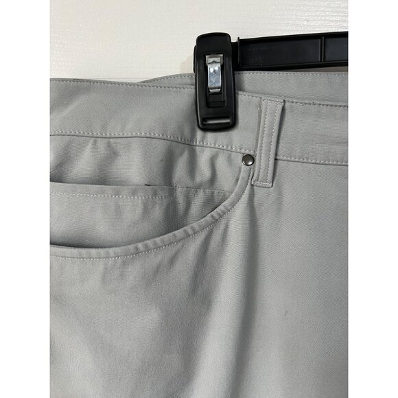 Lululemon Mens Light Gray ABC Pants Size 40 With Back & Front Pockets - Comfy - Picture 3 of 11